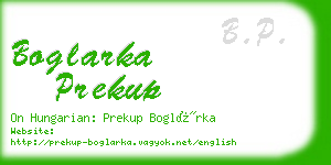 boglarka prekup business card